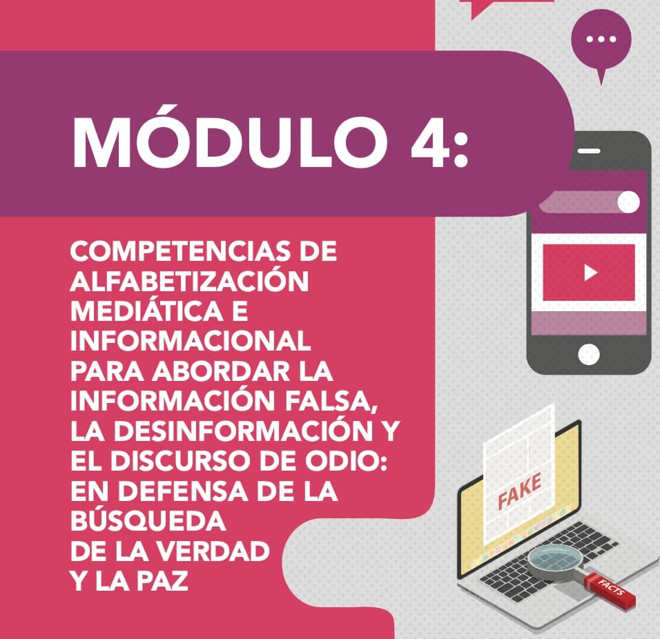 Competencias de alfabetización mediática e informacional para abordar la información falsa, la desinformación y el discurso de odio: en defensa de la búsqueda de la verdad y la paz
